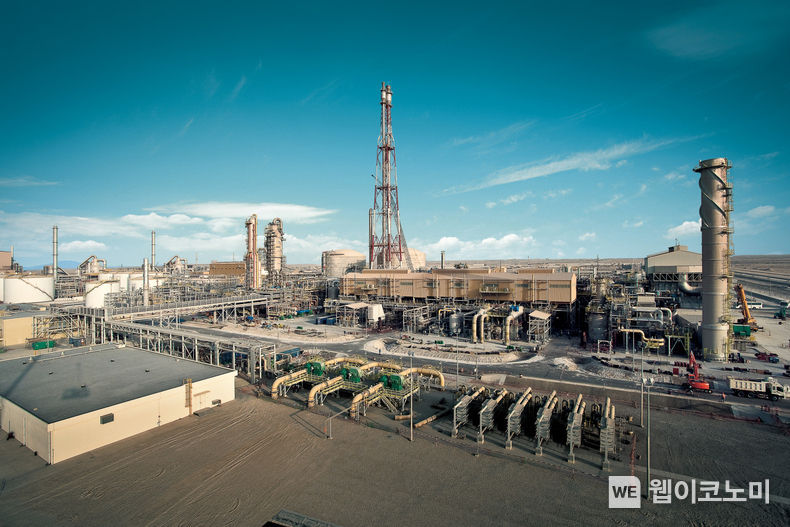 삼성엔지니어링이 건설한 사우디아라비아(Saudi Arabia) 마덴 암모니아(Ma'aden Ammonia) 플랜트 전경