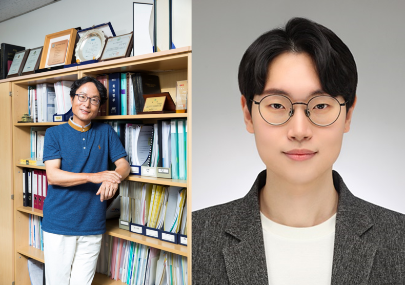 (왼쪽부터) KAIST 생명화학공학과 박현규 교수, KAIST 생명화학공학과 주용 박사과정 2021.07.15 (출처:KAIST)