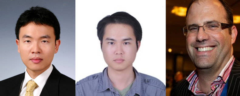 (왼쪽부터) 최준일 교수, 부따 바(Vutha Va) 박사, 로버트 히스(Robert Heath) 교수 2021.07.23 (출처:KAIST)