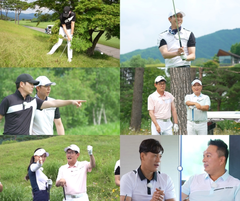 SBS '편먹고 공치리' 필드 위 훈남 배우 이승기X주상욱 각종 묘기가 난무한 라운딩의 결말 2021.07.23 (출처:SBS)