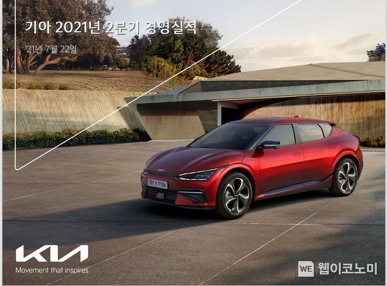 기아 2021년 2분기 경영실적 발표 자료 2021.07.22 (출처:기아)