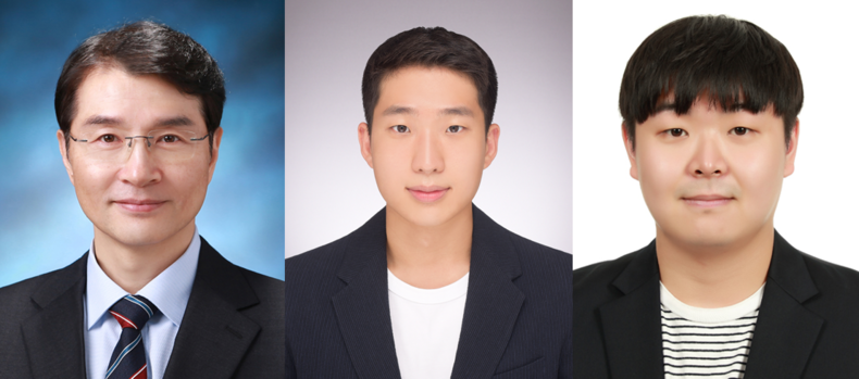KAIST 물리학과 조용훈 교수 연구팀 (왼쪽부터)KAIST 물리학과 조용훈 교수, KAIST 물리학과 최민호 박사, KAIST 물리학과 전성문 박사