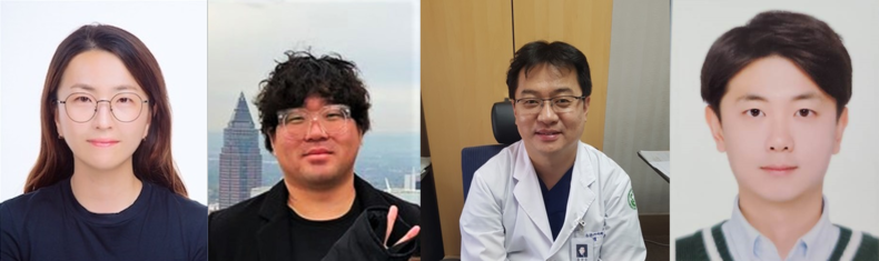 (왼쪽부터)POSTECH 장진아 교수, POSTECH 석박사 통합과정 정승만씨, 전남대학교 홍영준 교수, 전남대학교 김한별 연구원 2021.08.02 (출처:POSTECH)