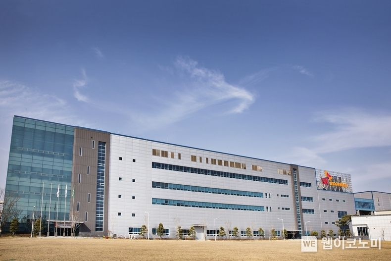 충청북도 서산에 위치한 SK이노베이션 배터리 공장 전경