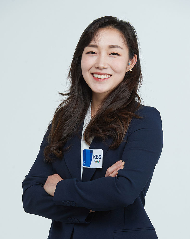 KBS 스포츠클라이밍 해설을 맡은 김자인 위원 (출처:KBS)