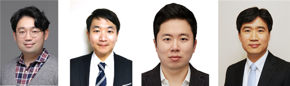 (왼쪽부터) 신소재공학과 김진오 박사, 구원태 박사, 스티브박 교수, 김일두 교수 2021.08.11 (출처:KAIST)