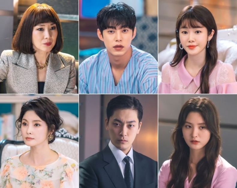 SBS '원더우먼' 황영희-송원석-송승하-조연희-김봉만-박정화, '호시탐탐 기회를 엿본다!' 재벌가 며느리 강미나(이하늬) 지위-재산을 노리는 6人 2021.08.23 (출처:SBS)