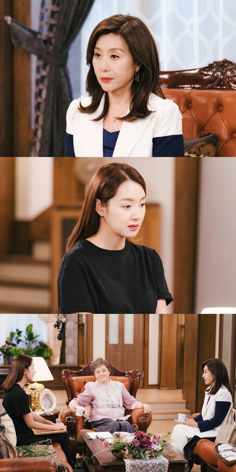 KBS '빨강 구두' 최명길-소이현, 서로를 바라보는 살벌한 눈빛 2021.08.23 (출처:KBS)