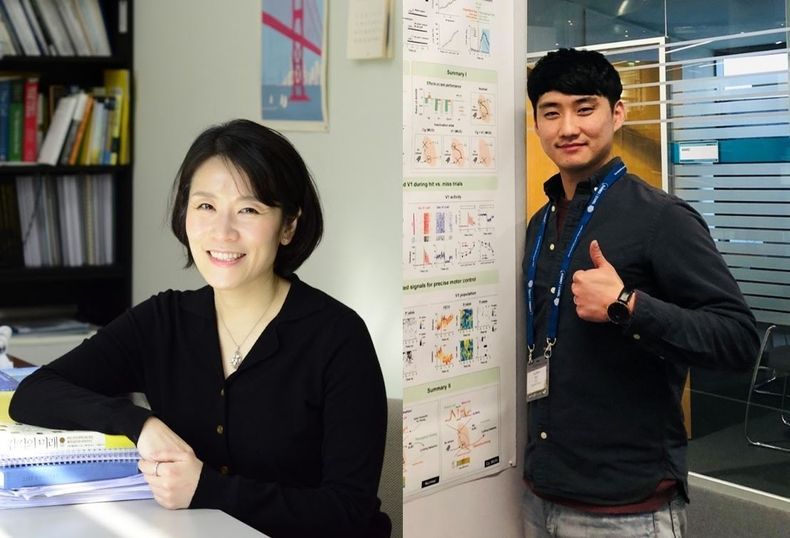 (왼쪽부터)KAIST 생명과학과 이승희 교수, KAIST 생명과학과 김재현 박사 2021.08.26 (출처:KAIST)