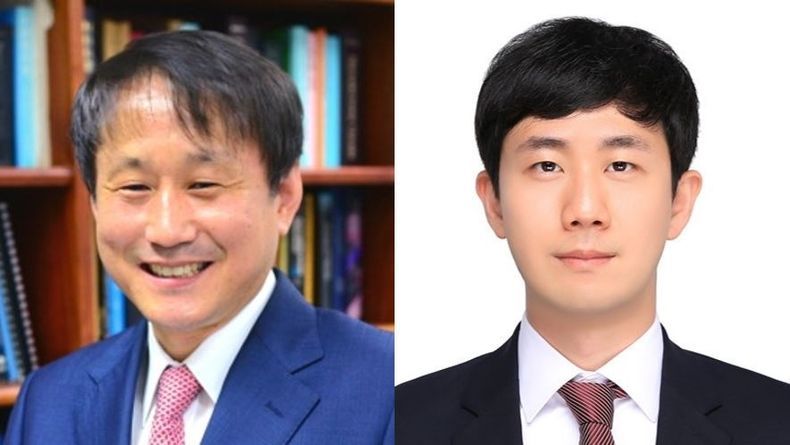(왼쪽부터) POSTECH 신소자공학과 이종람 교수, 동완재 박사 2021.08.30 (출처:POSTECH)