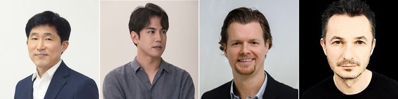 GSI-IF2021 주요 참여 연사 (좌측부터) 배기동 KT 상무, 이진하 스페이셜 최고제품책임자, 프랭크 스타니크 함부르크대 교수, 마르코 템페스트 MIT미디어랩 디렉터 펠로우 2021.09.01 (출처:KAIST)
