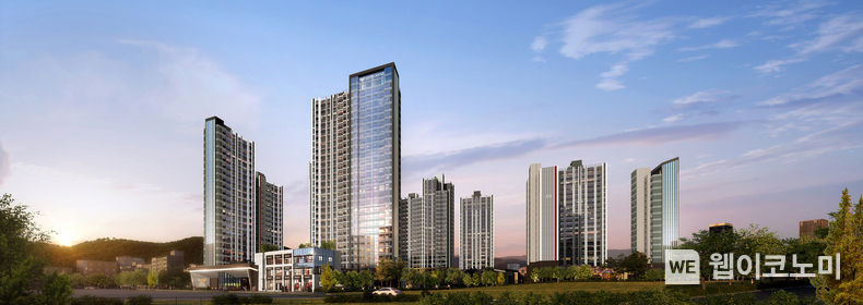 부산 괴정6구역 재개발정비사업 투시도 2021.09.05 (출처:롯데건설)