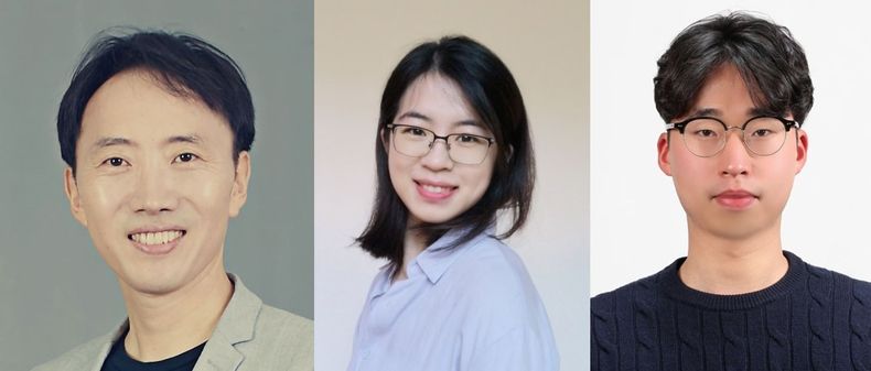 왼쪽부터 장영태 교수, 민 가오(Min Gao) 씨, 이순혁 씨 2021.09.08 (출처:POSTECH)