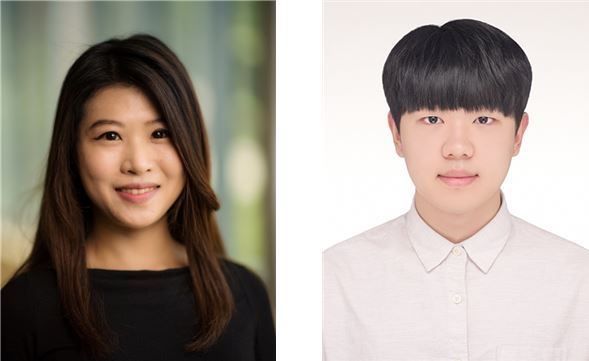 (왼쪽부터) KAIST 신소재공학과 염지현 교수, 박기현 석사과정 2021.09.30 (출처:KAIST)