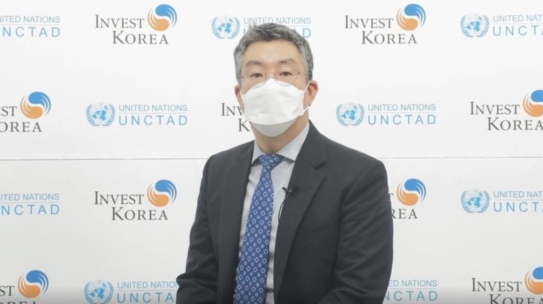 장상현 Invest KOREA 대표의 모습 2021.10.19 (출처:KOTRA)