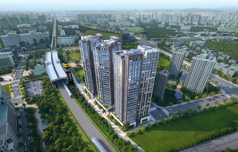 세마역 롯데캐슬 트라움 주경조감도 2021.11.04 (출처:롯데)