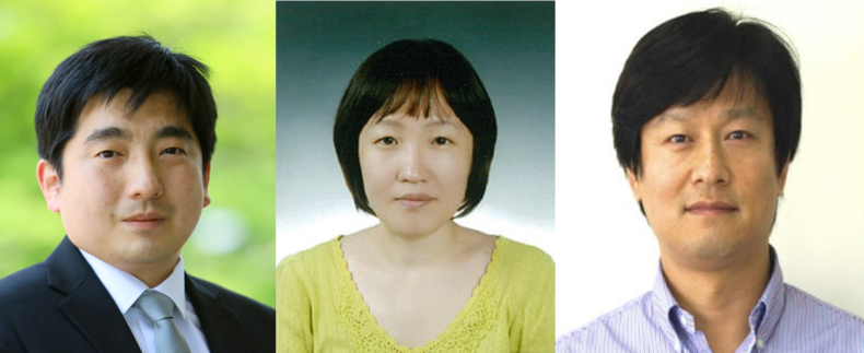 (왼쪽부터 POSTECH 환경공학부 감종훈 교수, 인문사회학부 김진희 교수, 인공지능대학원 서영주 교수)