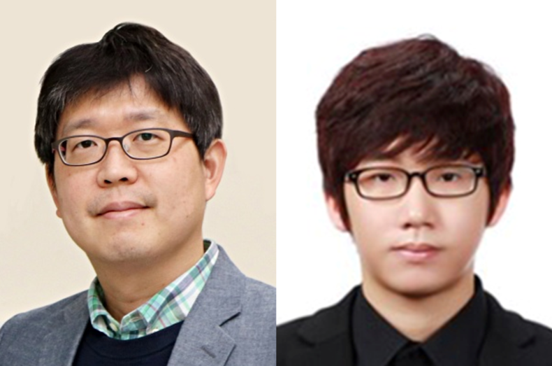 (왼쪽부터) POSTECH 기계공학과·화학공학과 노준석 교수, 기계공학과 통합과정 조한륜 씨 2021.11.05 (출처:POSTECH)