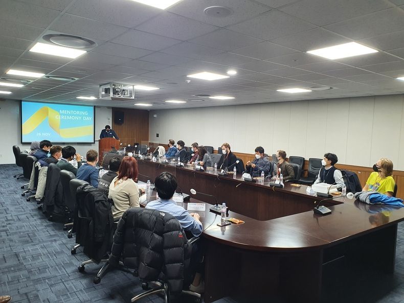 한국수력원자력, KINGS 재학생 대상 멘토링 결연식 개최 2021.11.29 (출처:한국수력원자력)
