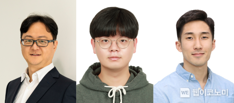 (왼쪽부터)KAIST 바이오및뇌공학과 백세범 교수, 백승대 박사과정, 송민 박사과정 2021.12.30 (출처:KAIST)