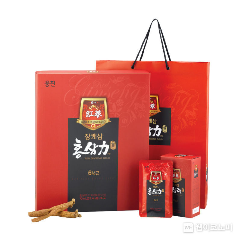웅진식품 장쾌삼 홍삼력 골드 2022.01.06 (출처: 웅진식품)