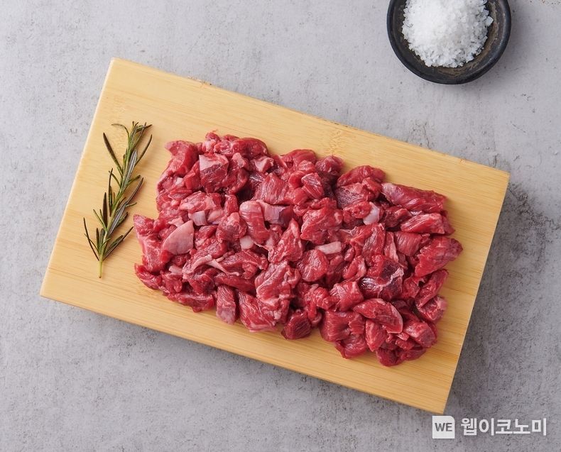 호주산 소고기 곡물비육 앞다리살 2022.01.14 (출처: 롯데마트)
