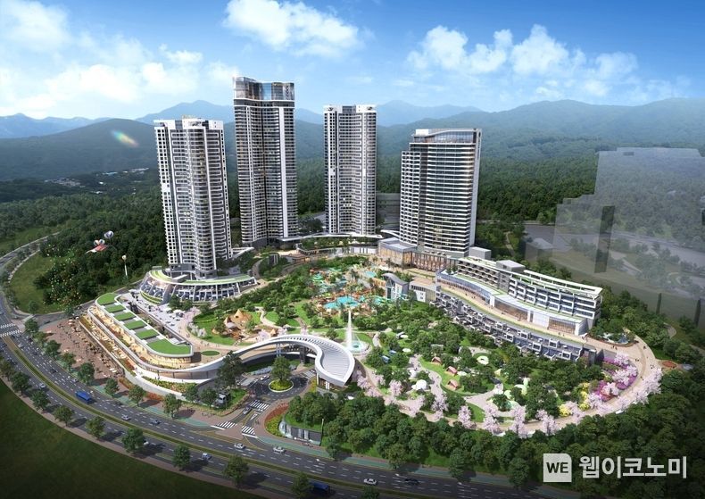 울산 강동 롯데리조트 조감도 2022.01.18 (출처: 롯데건설)