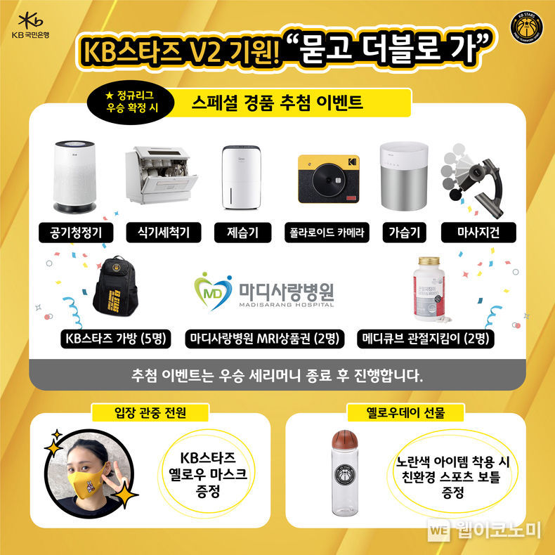 청주 KB국민은행 스타즈, 정규리그 우승 기원 이벤트 실시 2022.01.21 (출처: 청주 KB스타즈)