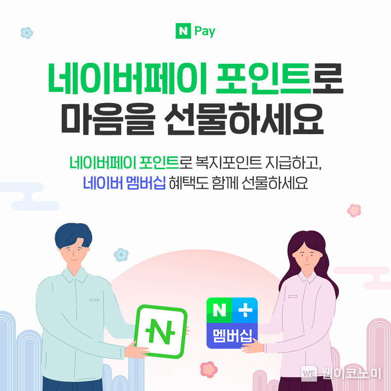 네이버파이낸셜, 설맞아 네이버페이 포인트로 복지포인트 지급 기업에 ‘네이버플러스 멤버십’ 제공 2022.01.21 (네이버파이낸셜)