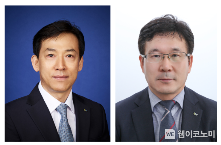 (왼쪽부터) 김충배 전무이사, 상임이사 한영찬 선임 2022.01.24 (출처: 신용보증기금)