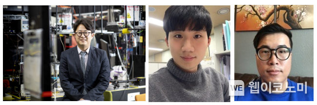 (왼쪽부터) 김철홍 교수, 최성욱,이창호 교수 2022.01.26 (출처: POSTECH)