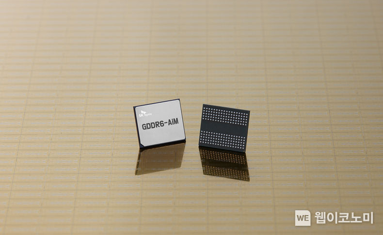 SK하이닉스 PIM 적용 첫 제품 GDDR6-AiM 2022.02.16 (출처: SK하이닉스)