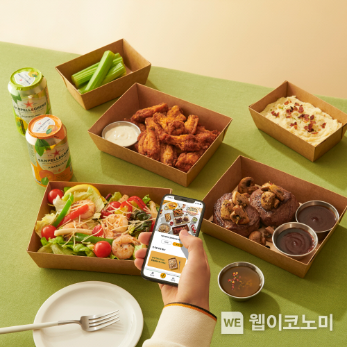 아웃백 자사앱 딜리버리서비스 이미지 2022.02.21 (출처: 아웃백스테이크하우스)