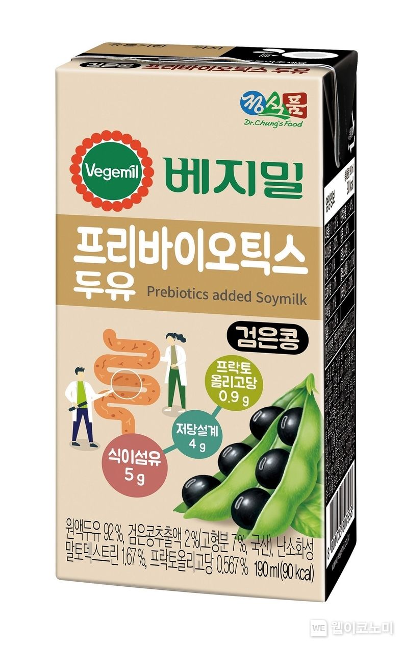 정식품, 식이섬유 채운 ‘베지밀 프리바이오틱스 두유’ 출시 2022.03.03 (출처: 정식품)