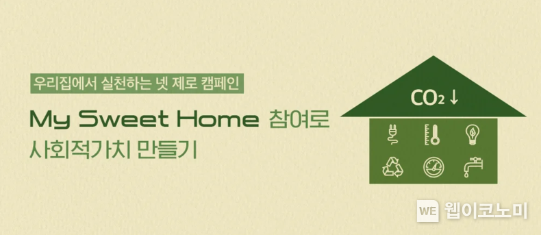 집에서 만드는 작지만 큰 변화_구성원 참여형 넷 제로 이행 프로그램 ‘My Sweet Home’ 2022.03.10 (출처: SK하이닉스)