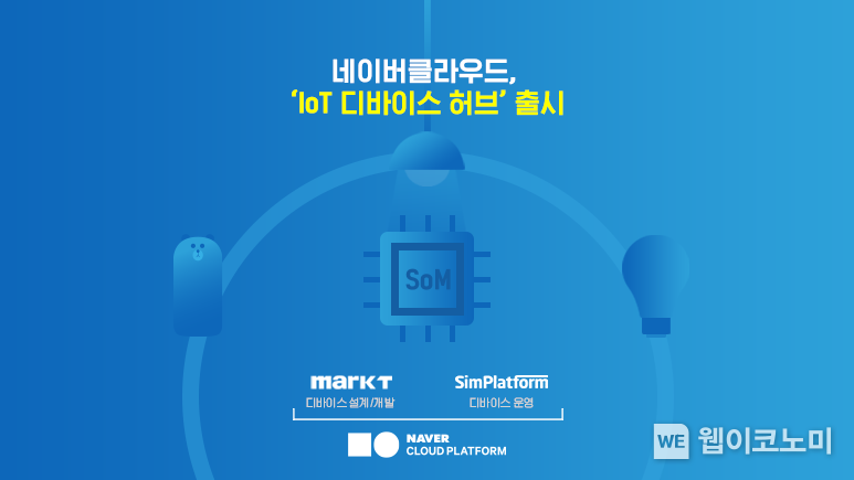 네이버클라우드, 스마트 디바이스 개발부터 클로바 AI 연동까지 원스톱으로 제공하는 ‘IoT 디바이스 허브’ 출시 2022.03.15 (출처: 네이버클라우드)
