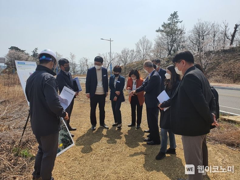 항공우주산업 투자유치 활성화를 위한 현장 설명회 장면.2022.04.07.(사진=사천시)