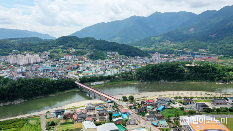 산청읍 전경.(사진=산청군)