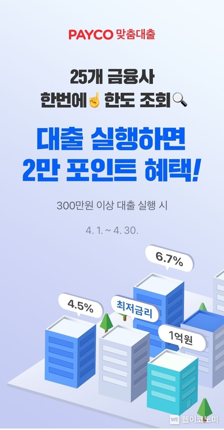 NHN페이코, ‘페이코 맞춤대출’ 포인트 증정 이벤트 진행 2022.04.14 (출처: NHN페이코)