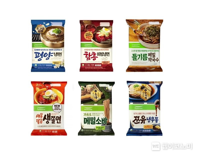 생면시장 No.1 풀무원, 메뉴 리뉴얼·신제품 출시로 올해 여름면 시장 공략 2022.04.15 (출처: 풀무원)