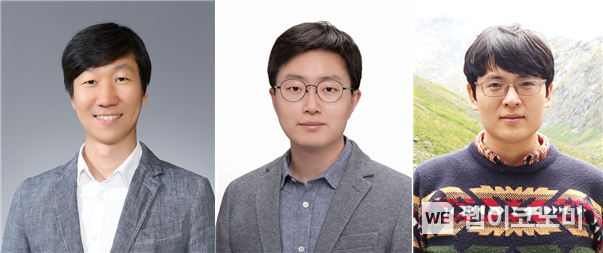 (왼쪽부터) 조민수 교수, 박재식 교수, 곽수하 교수 2022.05.11 (출처 : POSTECH)