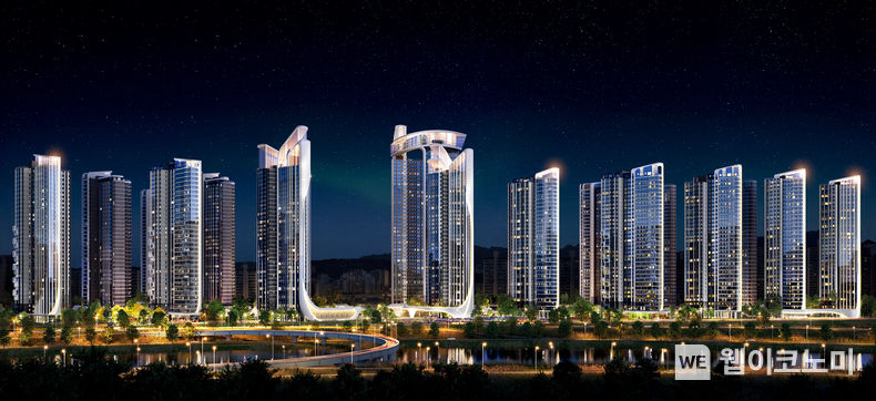 이문4재정비촉진구역 재개발정비사업 투시도 2022.06.19 (출처: 롯데건설)
