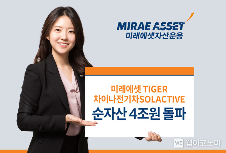 TIGER 차이나전기차 순자산 4조원 돌파 2022.06.21 (출처:미래에셋자산운용)