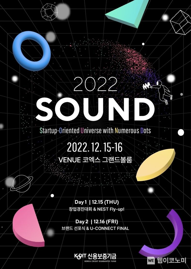 ‘2022 SOUND’ 포스터 2022.12.14 (출처:신용보증기금)