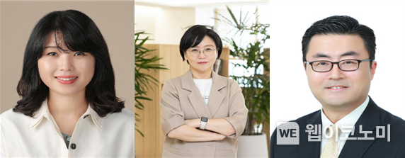 (왼쪽부터) 김지민 기아 상무, 안계현 현대건설 상무, 김흥수 현대자동차 부사장 2022.12.20 (출처:현대차 · 기아 커뮤니케이션센터)
