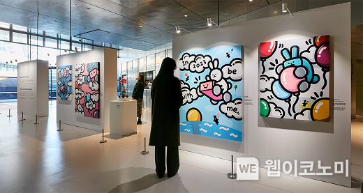 </mobed와> </mobed와> </mobed와> </mobed와>< MobED와 B.B.래빗의 신비로운 여행> 전시장 전경 2023.01.10 (출처:현대차·기아 커뮤니케이션센터)
