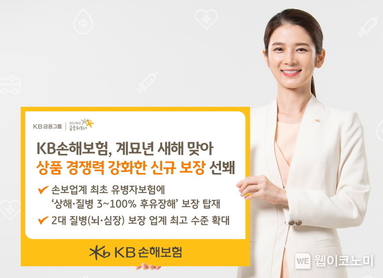 KB손해보험, 계묘년 새해 맞아 상품 경쟁력 강화한 신규 보장 선봬 2023.01.12 (출처:KB손해보험)