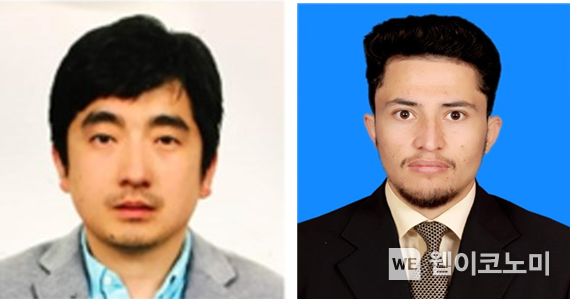 (좌측부터) POSTECH 환경공학부 감종훈 교수·샤히드 알리 연구원 2023.02.21 (출처:POSTECH)