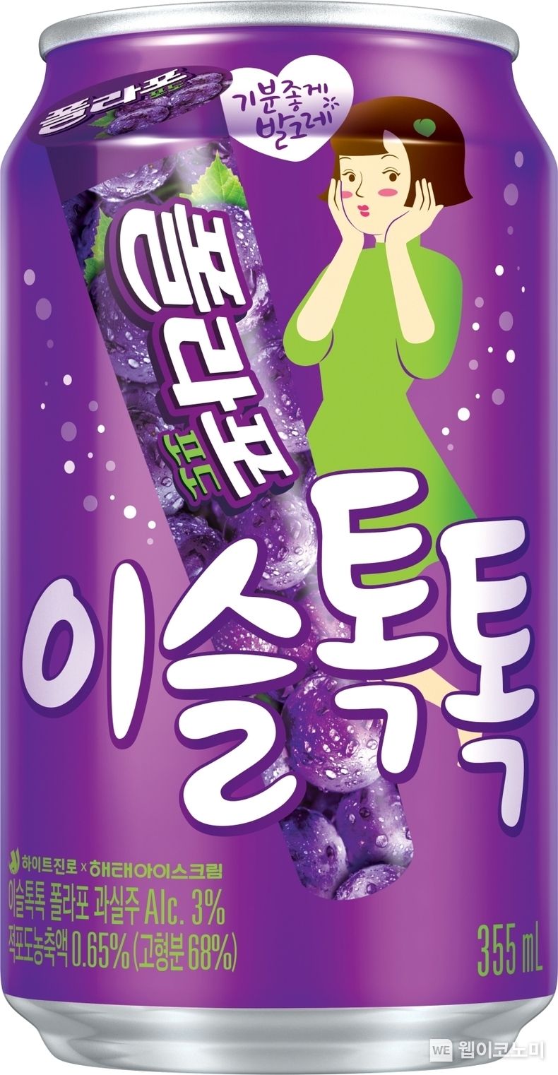 이슬톡톡 폴라포 제품 이미지 2023.02.27 (출처:하이트진로)