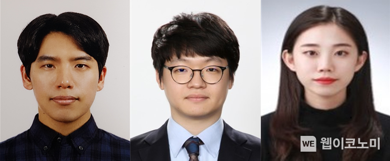 (좌측부터)POSETCH 생명과학과 이건후 씨, POSETCH 전자전기공학과 윤영노 씨, POSETCH 전자전기공학과 이청아 씨 2023.02.27 (출처:POSTECH)